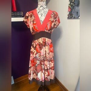 Corey Lynn Calter Silk Short Sleeve Dress